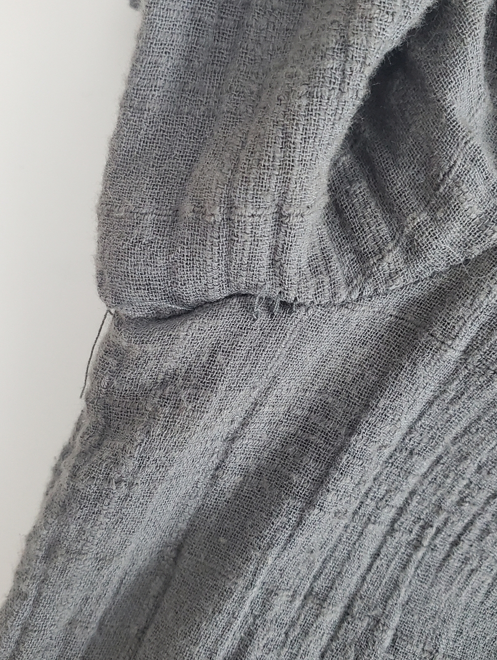 Sundance Grey Button-Front Tunic Dress Size Medium - Picture 14 of 15